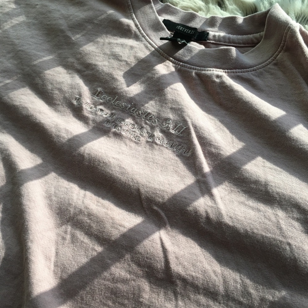 Baby pink Tshirt Forever 21
